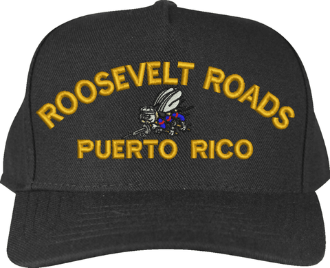 Roosevelt Roads Puerto Rico Custom Embroidered Cap