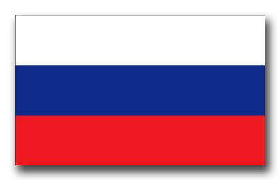Russia Flag Vinyl Transfer Decal