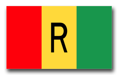 Rwanda Flag Vinyl Transfer Decal