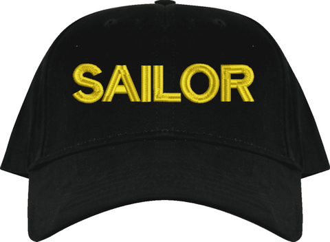 Sailor Text Only USA Cap