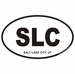 Salt Lake City Utah Oval Decal