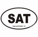 San Antonio Texas Oval Decal