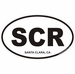 Santa Clara California Oval Decal