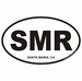 Santa Maria California Oval Decal