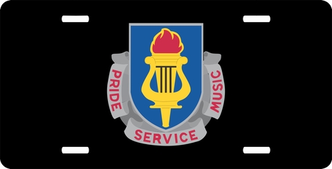 School of Music Unit Crest License Plate