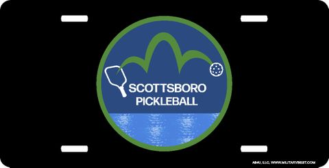 Scottsboro Pickleball License Plate