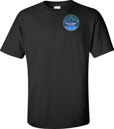 Scottsboro Pickleball T-Shirt with Front Left Design