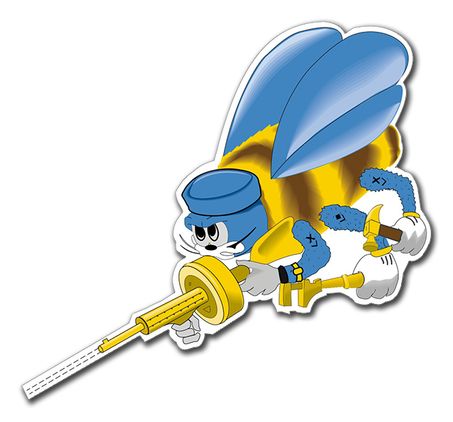 Seabee ' Bee ' Sticker