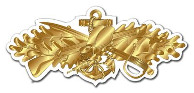 Seabee Breast Device Sticker