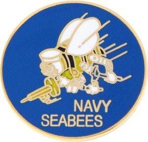 Seabees Lapel Pin