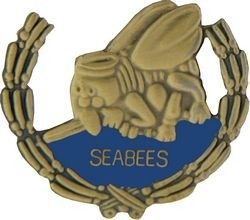 Seabees Wreath Lapel Pin