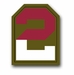 Second U.S. Army Patch Vinyl Transfer Decal