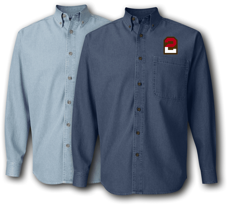 Second U.S. Army patch Denim Shirt