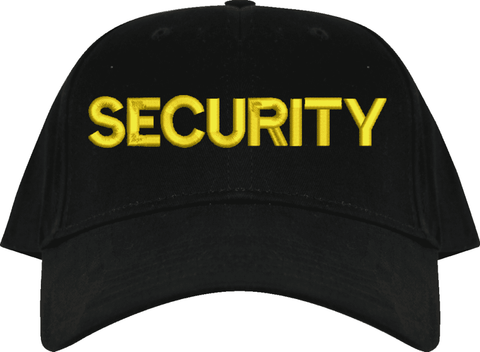Security Text Only USA Cap