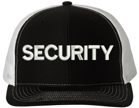 Security Text Only USA Mesh-Back Cap
