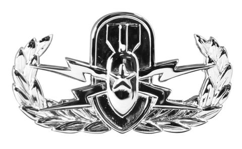 Senior Explosive Ordnance Disposal Badge - Mirrored Finish