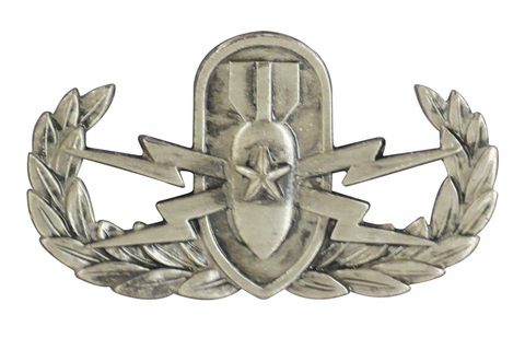 Senior Explosive Ordnance Disposal Badge - Oxidized Finish