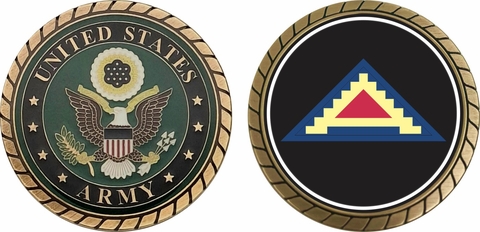 Seventh U.S. Army Patch Challenge Coin
