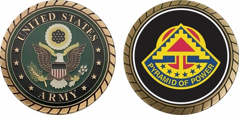 Seventh U.S. Army Unit Crest Challenge Coin