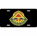 Seventh U.S. Army Unit Crest License Plate