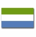 Sierra Leone Flag Vinyl Transfer Decal