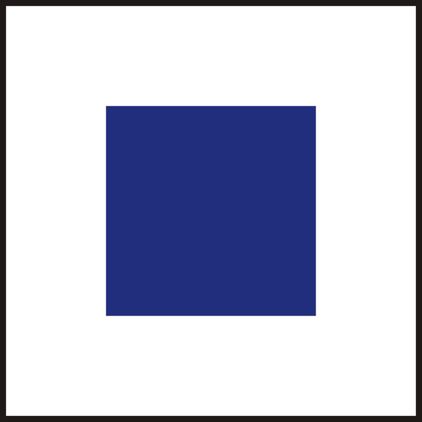 Sierra Signal Flag Sticker Decal