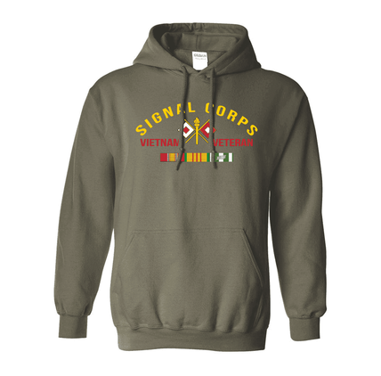 Signal Corps Vietnam Veteran Hooded Sweatshirt