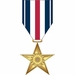 Silver Star Medal Decal Sticker