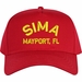 SIMA Mayport Text Only Custom Embroidered Cap