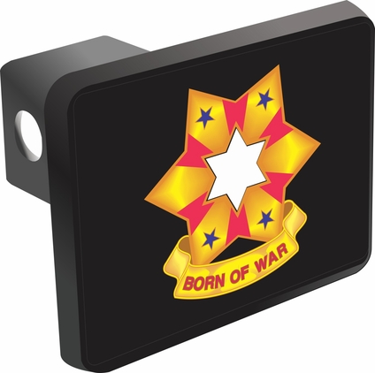 Sixth U.S. Army Unit Crest Hitch Cover