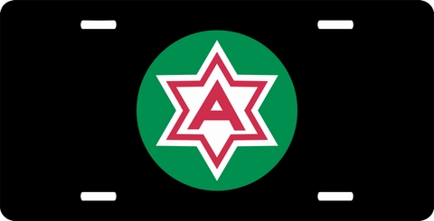 Sixth U.S. Army License Plate