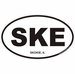Skokie Illinois Oval Decal