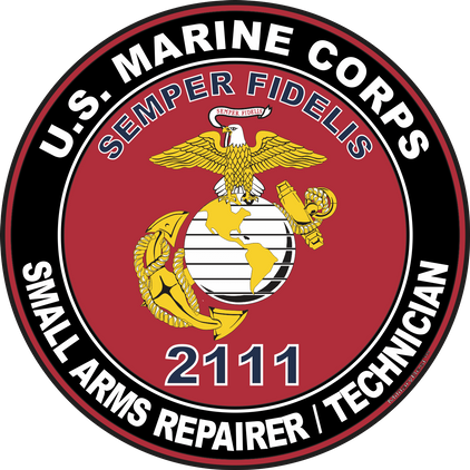 U.S.M.C. MOS 2111 Small Arms Repairer / Technician Decal