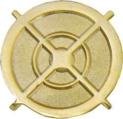 Sniper Scope Lapel Pin - Gold