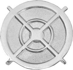 Sniper Scope Lapel Pin - Silver