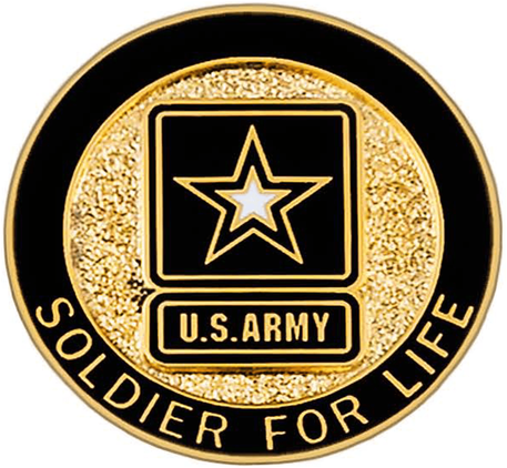 Soldier for Life Lapel Pin