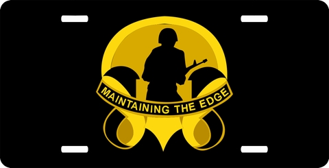 Soldier Systems Command Unit Crest License Plate