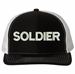 Soldier Text Only USA Mesh-Back Cap