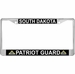 South Dakota Patriot Guard Automobile License Plate Frame