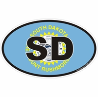 South Dakota State Decals Stickers Thumbnail Illustration