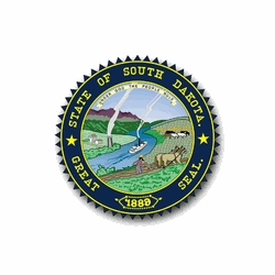 South Dakota State Seal Vinyl Transfer Decal