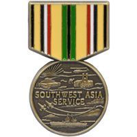 Southwest Asia Medal Hat Pin