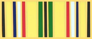 Southwest Asia Ribbon Lapel Pin - Large