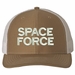 Space Force Text Only USA Mesh-Back Cap