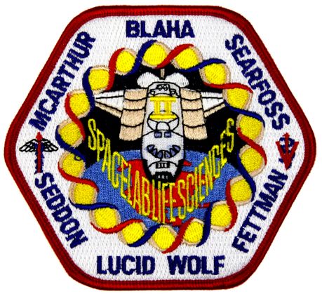 Space Lab Life Sciences 4.25 Inch Patch