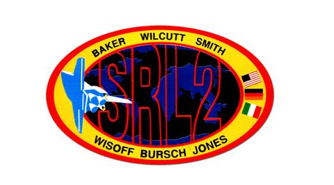 SPACE SHUTTLE COLUMBIA SRL 02 VINYL TRANSFER DECAL