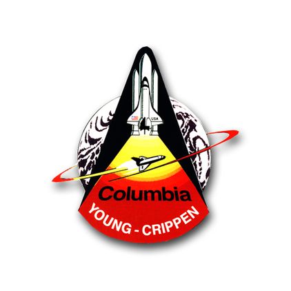 SPACE SHUTTLE COLUMBIA STS-01 VINYL TRANSFER DECAL