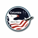 SPACE SHUTTLE COLUMBIA STS-03 VINYL TRANSFER DECAL