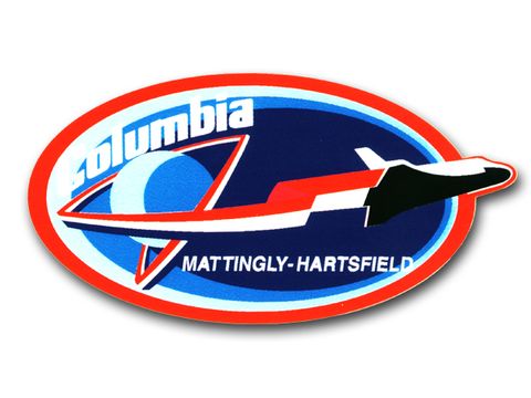 SPACE SHUTTLE COLUMBIA STS 04 VINYL TRANSFER DECAL