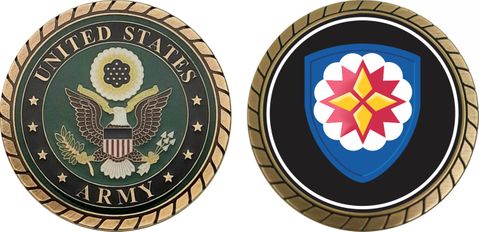 U.S. Army Special Ammo Support Command Patch Challenge Coin